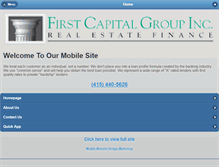 Tablet Screenshot of fcgmortgage.com